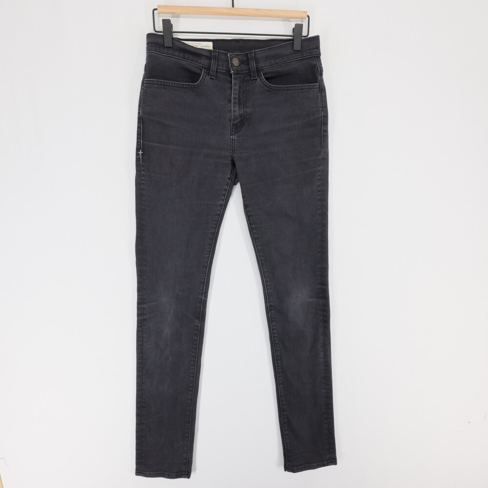 Imogene Willie Imogene Slim Jeans Womens 27R Black Stretch Dark Wash Made In USA